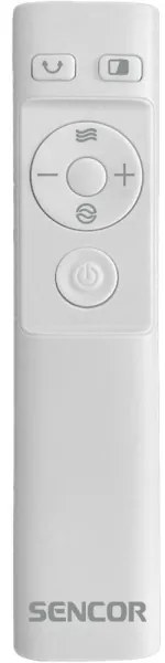 Sencor - Ventilatore da pavimento senza pale 50W/230V bianco + telecomando