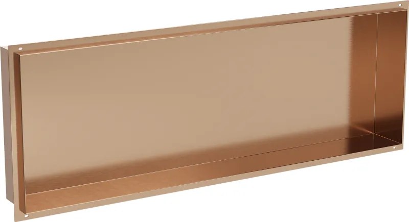 Mexen X-Wall-NR mensola da incasso senza flangia 90 x 30 cm, rame spazzolato - 19C1903010