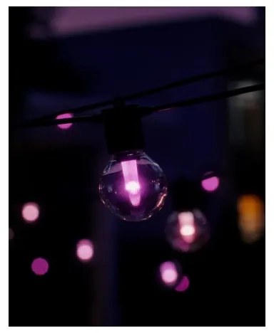 Philips -LED RGBW Prolunga dimmerabile per catena luminosa da esterno Hue FESTAVIA 10xLED 7m IP65