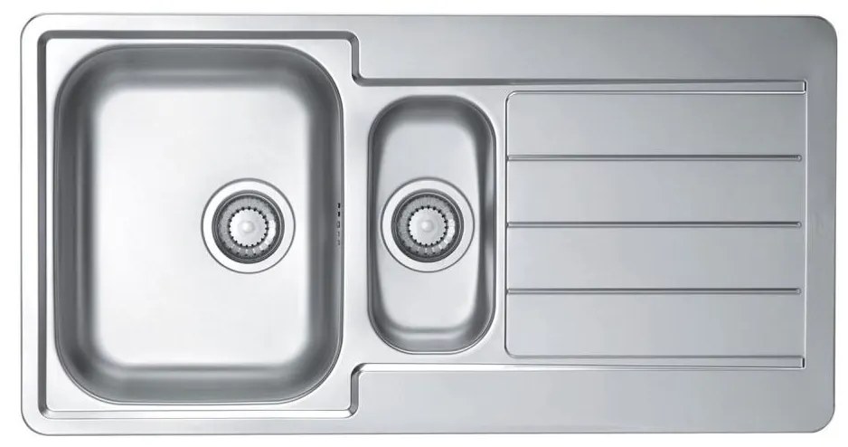 ALVEUS 1082440 - Lavello della cucina LINE 98x50 cm opaco acciaio/raso