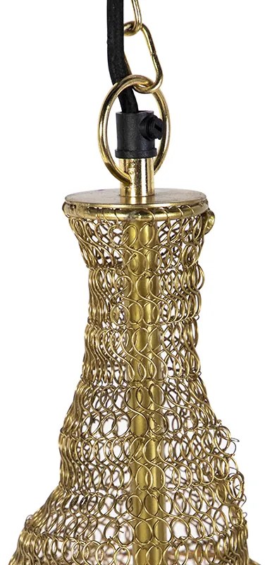 Lampada a sospensione orientale oro 30 cm - Nidum