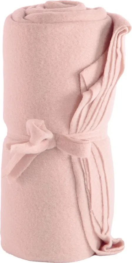 Coperta rosa in vello 130x160 cm Riso – Tiseco Home Studio