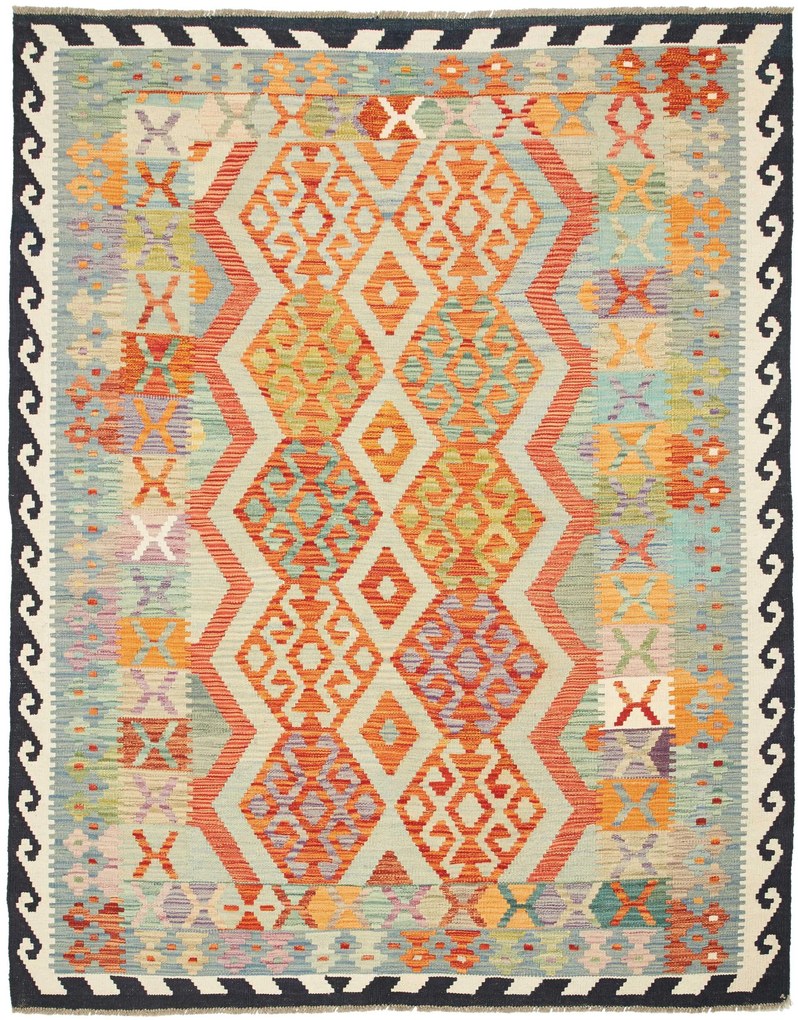 Kilim Tappeto 200x160 (Pakistan) Tessuto A Mano