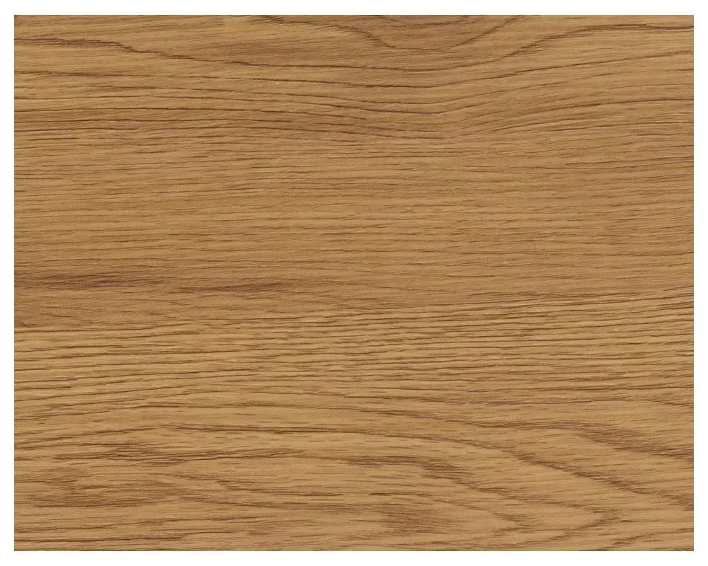 Libreria nera-color legno naturale effetto rovere 114x185 cm Seaford - Actona