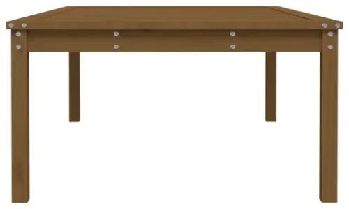 Tavolo da Giardino Miele 121x82,5x45 cm Legno Massello di Pino