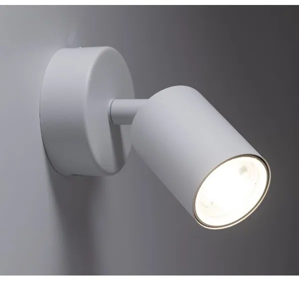 Faretto da muro TOP 1xGU10/10W/230V bianco