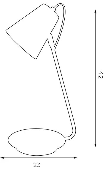 Lampada da tavolo TABLE LAMPS 1xE27/60W/230V