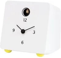 Orologio da tavolo a cucù bianco Fido Progetti