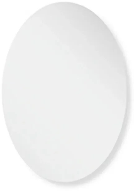Specchio bagno ovale 45x65 cm a filo con installazione reversibile