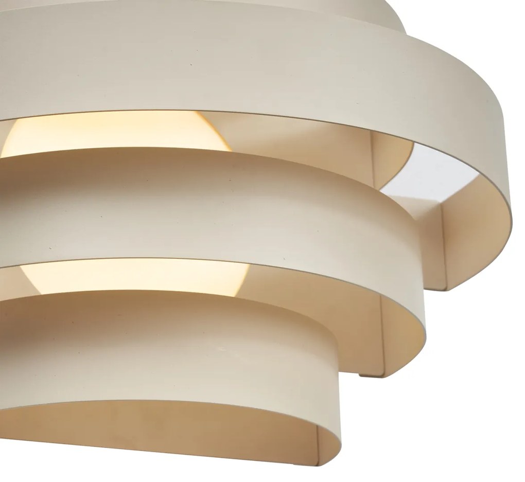 Lampada da parete moderna beige con LED dimmerabile a 3 livelli - Lines