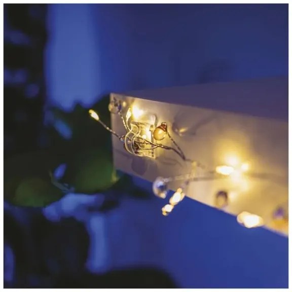 Set da 10 supporti per catene luminose natalizie