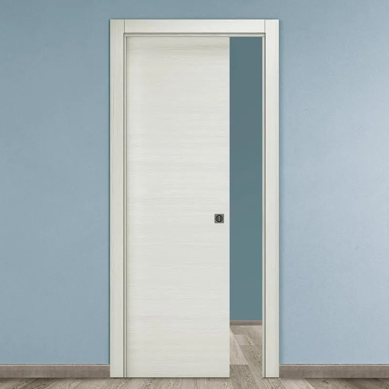 Porta scorrevole Honey larice L 70 x H 210 cm reversibile