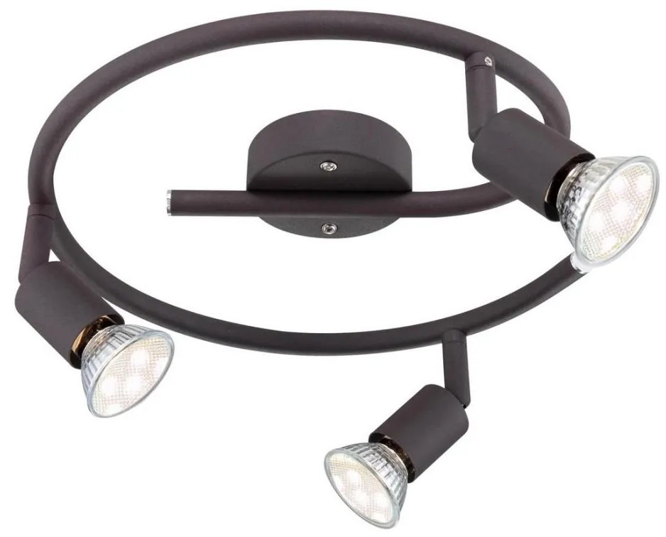 GLOBO 57382-3L - Faretto LED OLIWA 3xGU10/3W/230V