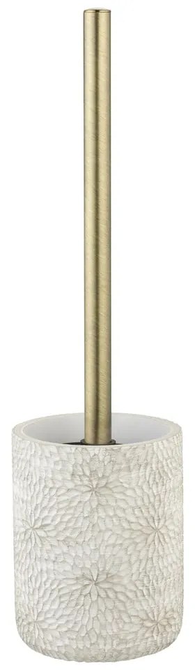 Scopino WC bianco opaco in poliresina Montalfano – Wenko