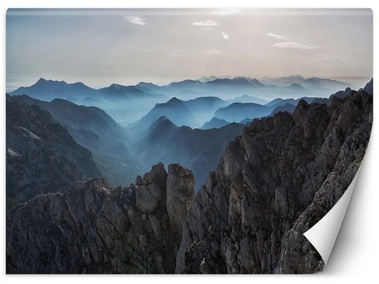 Carta Da Parati, Cime di montagna tra le nuvole