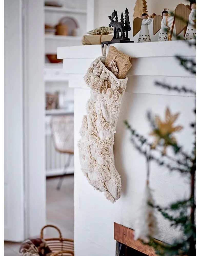 Candelieri in poliresina con motivo natalizio in set di 4 pezzi Abba - Bloomingville