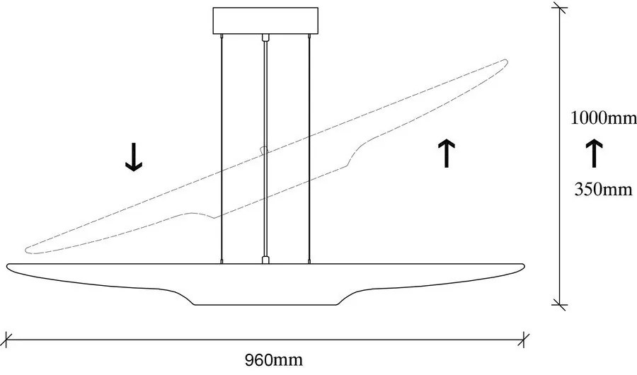 Apparecchio a sospensione nero Efsun - Opviq lights