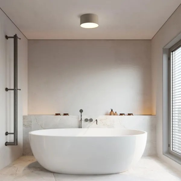 Brilagi - Plafoniera LED da bagno FORIS LED/14W/230V Ø 12 cm beige IP44