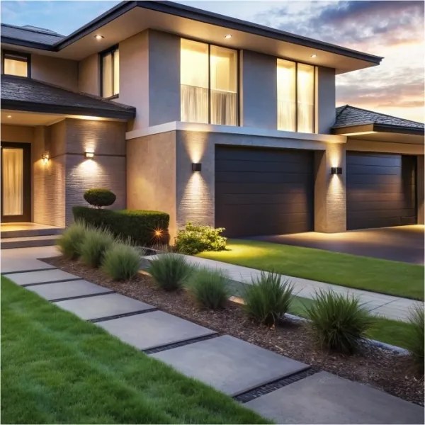 Applique a LED da esterno QUERK 2xLED/3W/230V 3000K IP54 nero