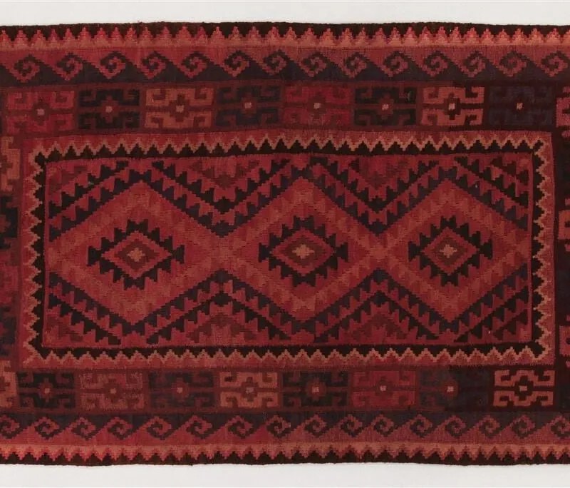 Tappeto Afghan Kilim XL in lana multicolor L 240 x L 170 cm