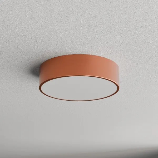Plafoniera da soffitto con sensore CLEO, 2xE27/24W/230V, Ø 30 cm, finitura rame