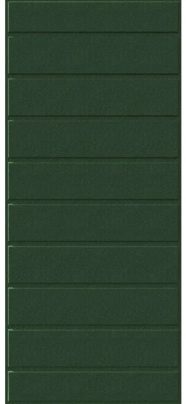 Pannello per porta d'ingresso P033 pellicolato pvc verde L 92  x H 210.5 cm, Sp 6 mm apertura reversibile