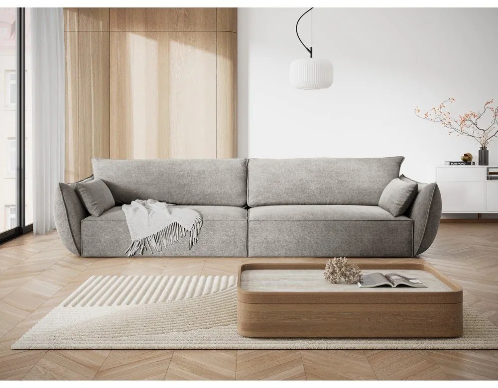 Divano grigio chiaro 248 cm Vanda - Mazzini Sofas