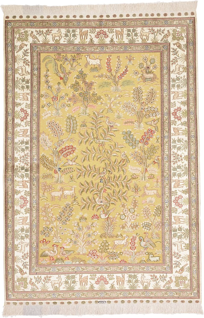 Hereke Tappeto orientale 130x190 (Cina) Annodato A Mano
