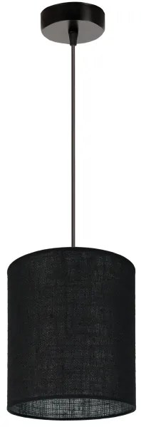 Brilagi - Lampadario a cavo TUBES 1xE27/15W/230V Ø 20 cm nero