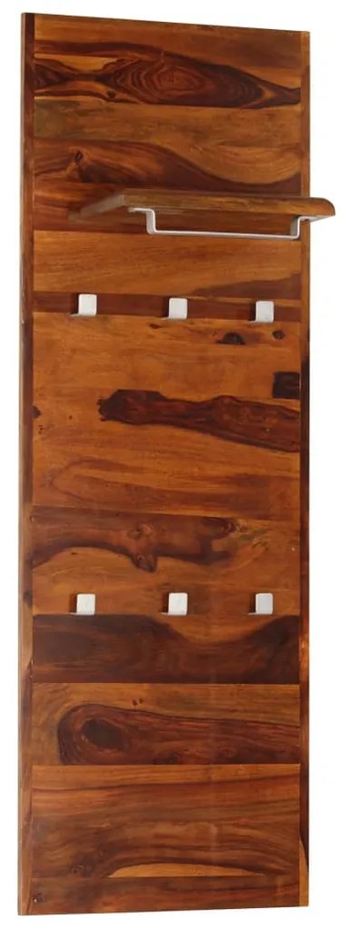 Appendiabiti İn Legno Massello Di Sheesham 118x40 Cm /