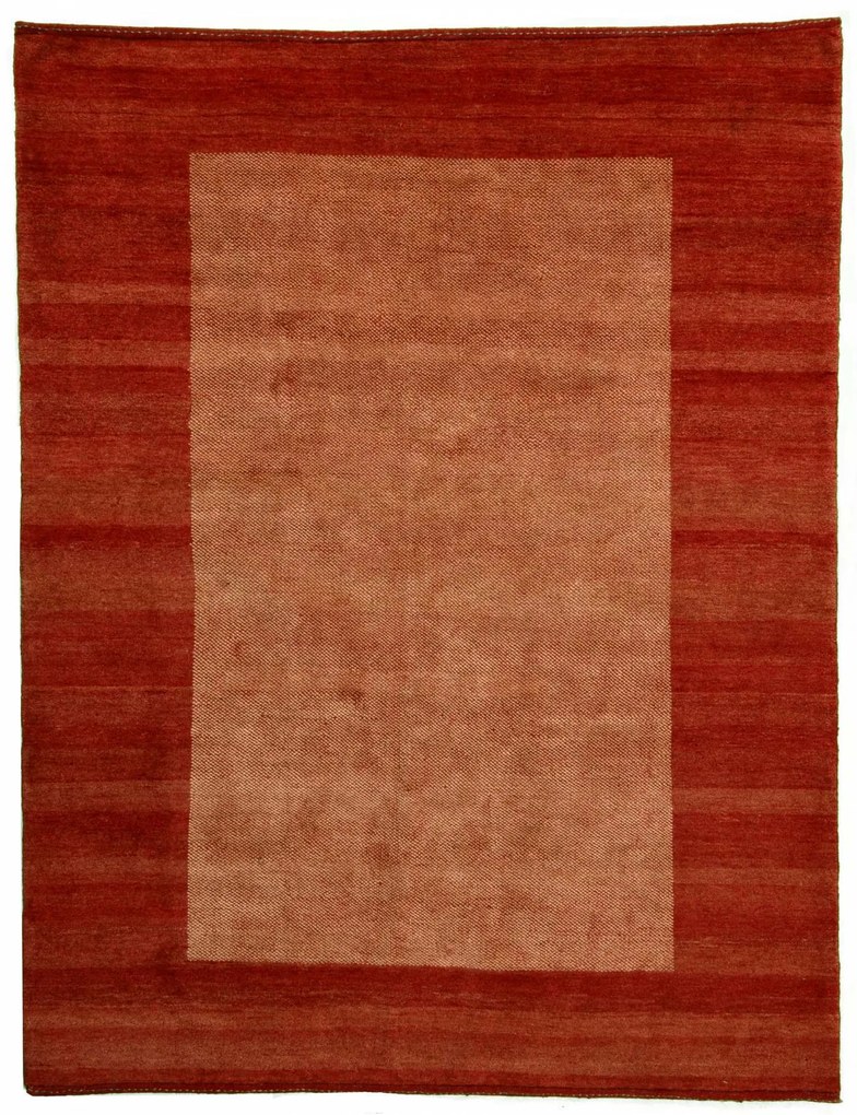 Gabbeh Tappeto 210x160 Rosso (Iran) Annodato A Mano