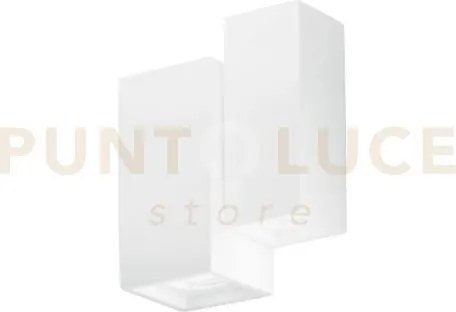 Applique a parete foster bianca 4 luci attacco gu10 16x9 h.22cm in ...