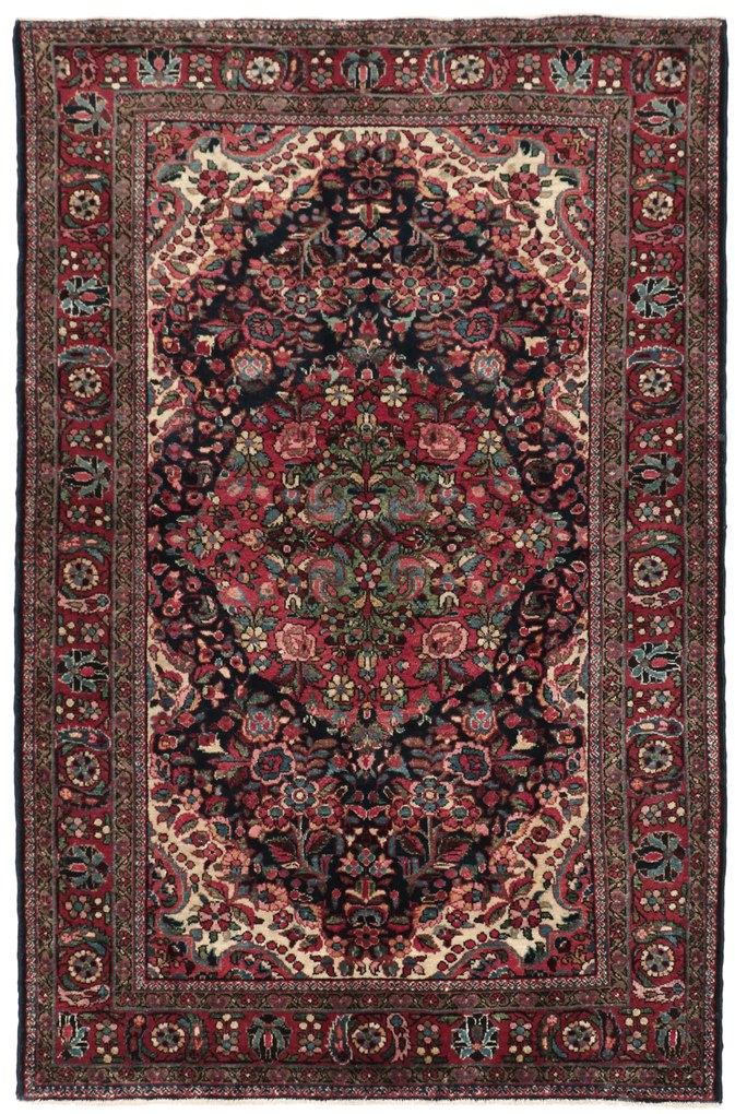 Hamedan Tappeto persiano 150x220 (Iran) Annodato A Mano