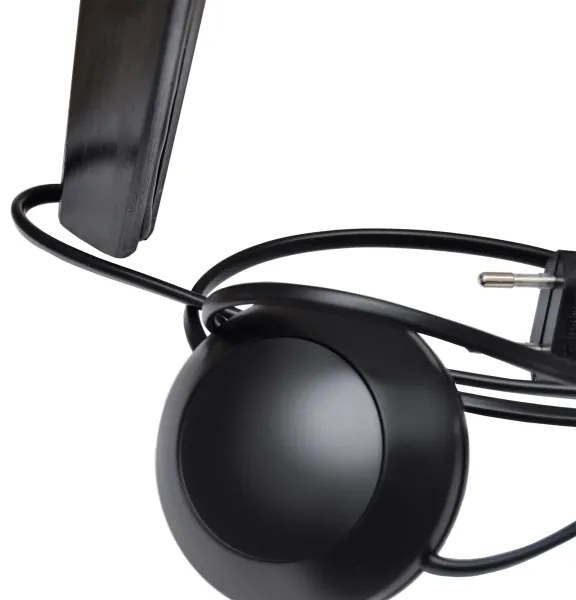 Lampada con piedistallo ALBA 1xE27/15W/230V nero/quercia