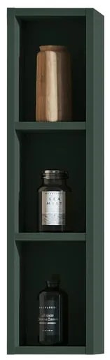 Pensile bagno Opera laccato opaco verde foresta P 17 x L 20 x H 80 cm