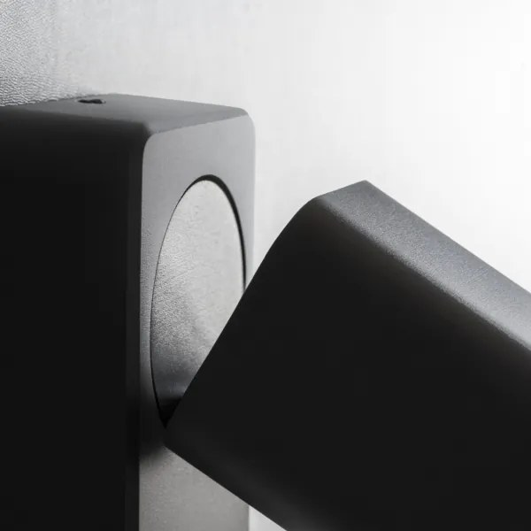 Ideal Lux - Faretto da parete LED RUDY 1xGU10/7W/230V CRI 90 nero