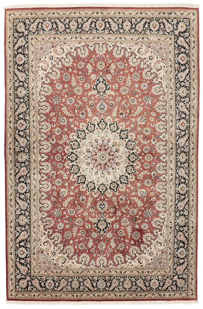Ghom Tappeto 200x130 (Iran) Annodato A Mano