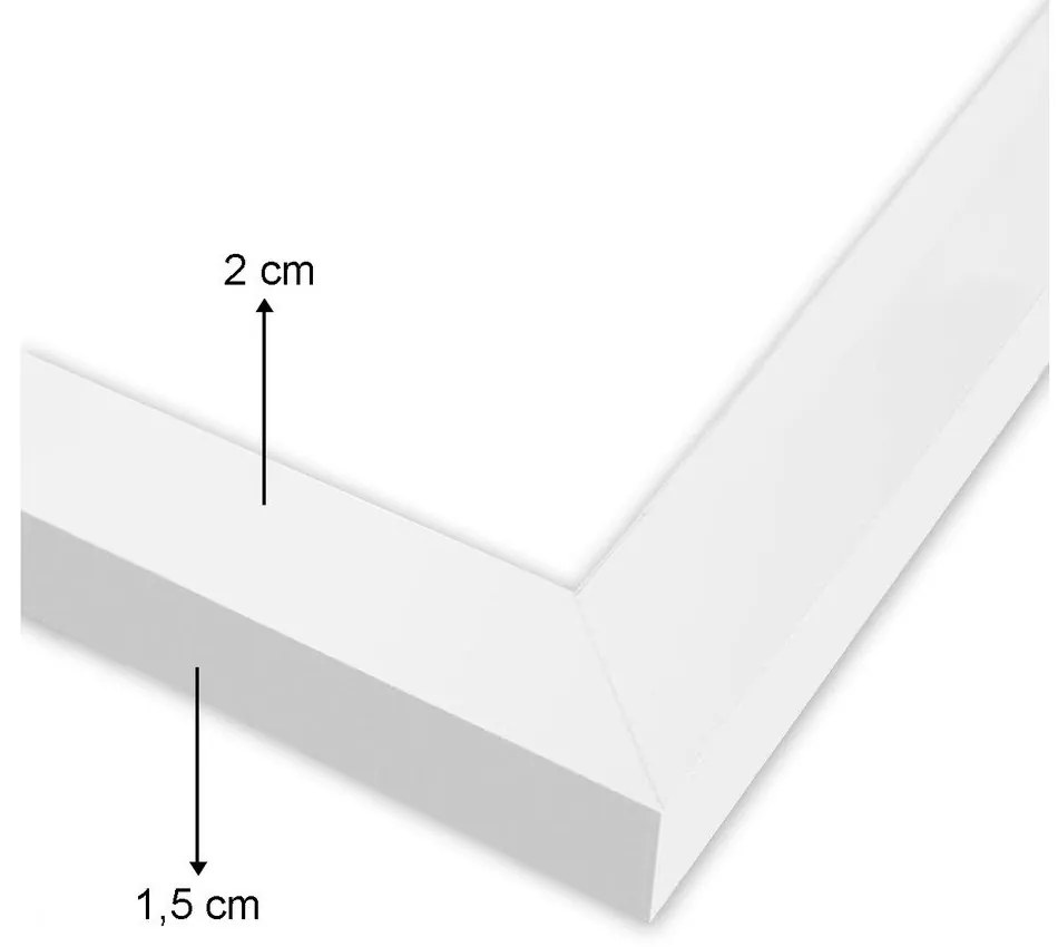 Quadro per bambini 24x29 cm Whale - Wallity