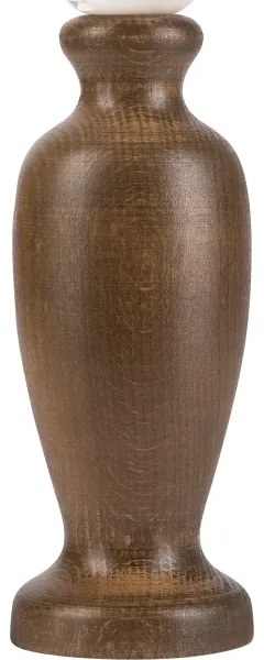 Lampada da tavolo AMFORA 1xE27/60W/230V marrone scuro/faggio