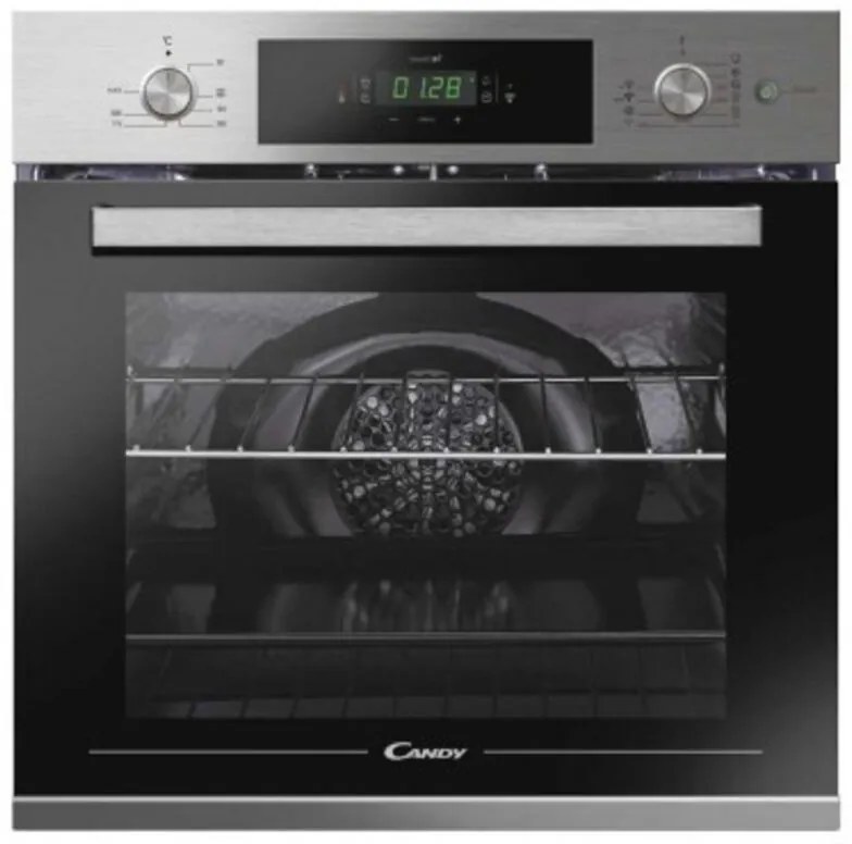 Candy FCTS815XL WIFI – Forno da incasso Multifunzione, 70 L, Classe A, cottura a vapore + ventilato + Wi-Fi-Bluetooth, Inox