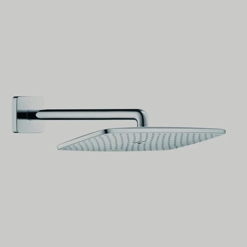 Soffione doccia HANSGROHE Raindance E 1getto in ottone cromo L 36 x H 15.7 x P 48.5 cm anticalcare 1 getto