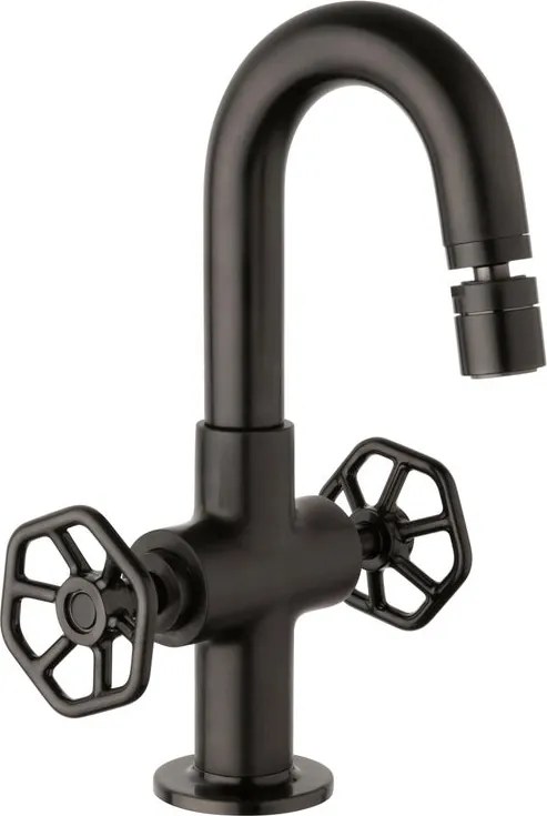 Rubinetto per bidet getto laminare cristallino Flower JACUZZI RUBINETTERIA nero