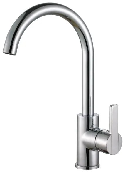 ALVEUS SET0026 - Lavello da cucina LINE + miscelatore per lavello TONIA 29,5 cm satinato/cromato