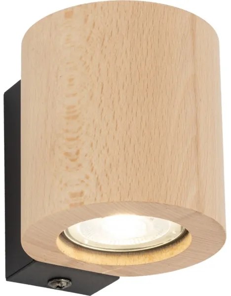 Faretto da parete EVE 1xGU10/10W/230V faggio