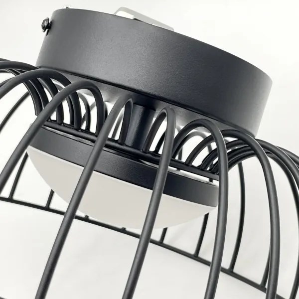 Plafoniera a soffitto BETSY LED/12W/230V Ø 25 cm nera