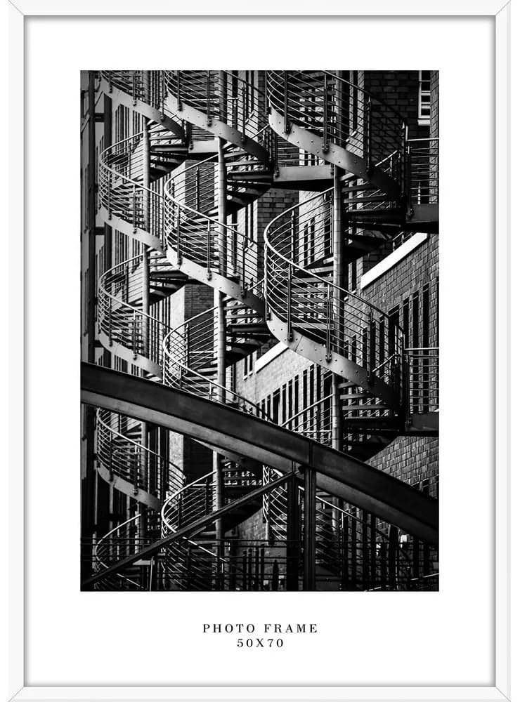 Cornice bianca da appendere, 53 x 73 cm Floryda - Styler