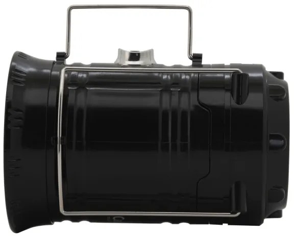 LED Lampada solare portatile LED/1200mAh nera