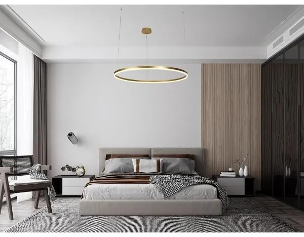 Lampadario a sospensione con filo LED dimmerabile LED/72W/230V 3000-6500K + telecomando