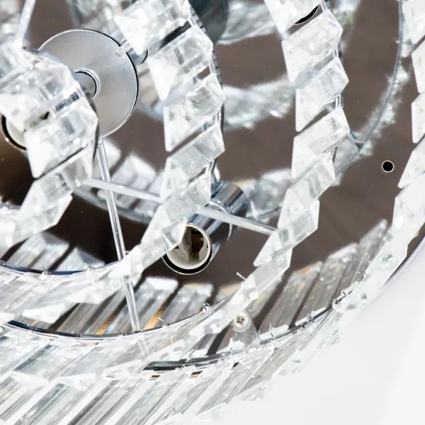 Brilagi - LED plafoniera in cristallo MOZART 5xE14/40W/230V cromo lucido