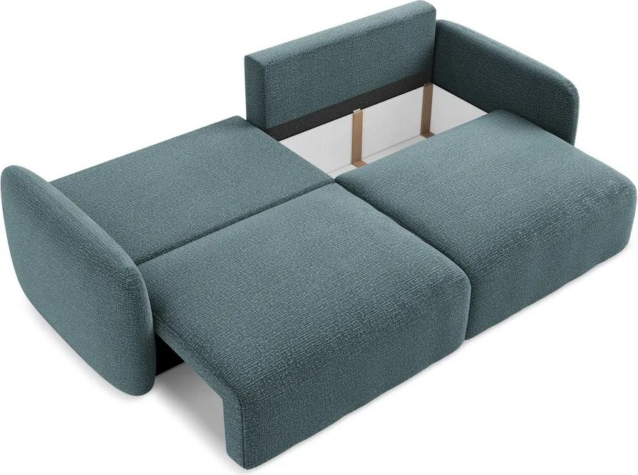 Divano turchese allungabile/con contenitore 238 cm Kalena – Makamii